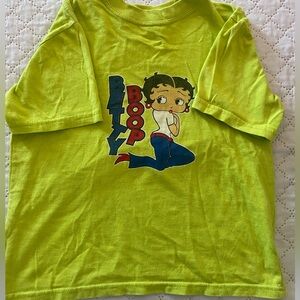 Betty Boop Lime Green T-Shirt